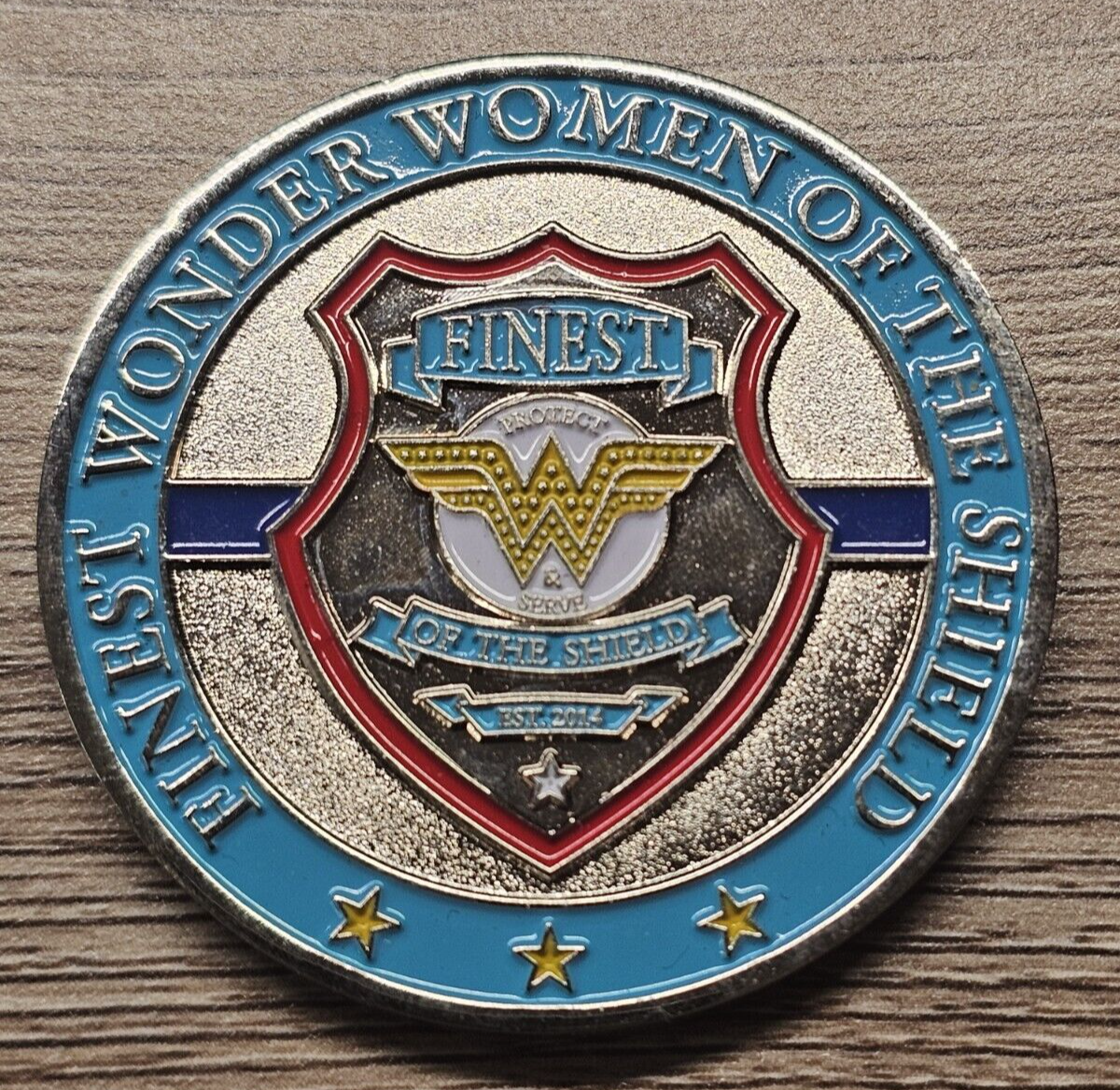 NYPD Finest Wonder Women of the Shield Police Challenge Coin FREE SHIPPING