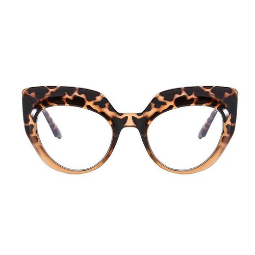 Anteojos de gato anti-luz azul para mujer de gran tamaño lentes transparentes marcos - Imagen 31 de 32