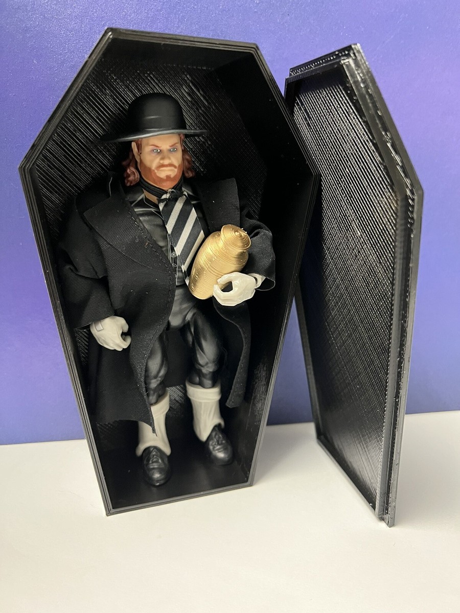 WWE Undertaker coffin with urn 3d printed custom figure not incl