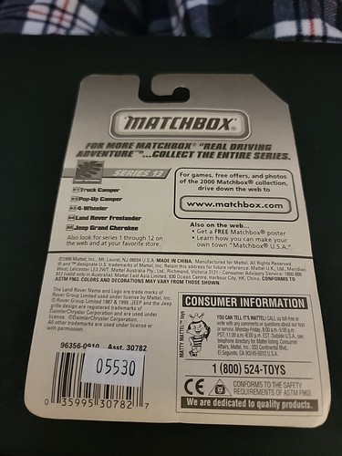 Matchbox #63 Great Outdoors Series 13 2000 4 ruedas rojo gris-Rider - Imagen 2 de 2