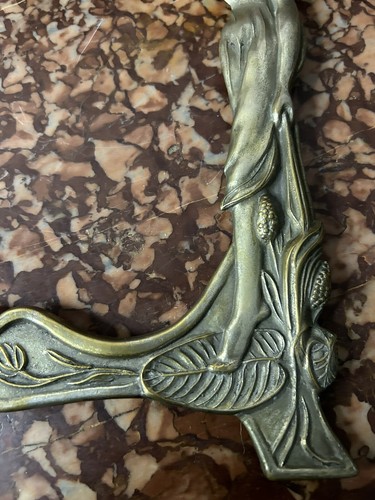 Art Nouveau Cadre Bronze Laiton Argenté - Imagen 19 de 24