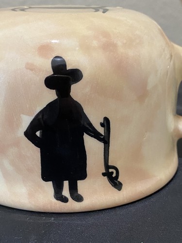 Signed Art Pottery Teapot Set Hand Painted Pictographs Southwest Cup Lid Pot - Picture 10 of 24