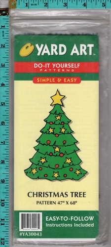 "Christmas Tree" ©1998 Yard Art Do-It Yourself Woodcraft Pattern # YA30043 NEW