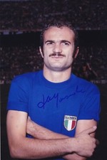 Football - Sandro Mazzola - Hand Signed 12x8 Inch Photograph - Italy - COA
