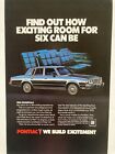 1983 Pontiac Bonneville 4 Door Sedan Print Ad