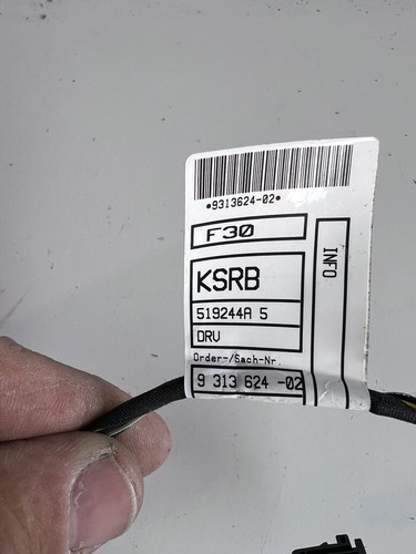 2013-2016 BMW 320I 328I F30 FRONT LEFT SIDE DOOR PANEL WIRE WIRING HARNESS OEM - Picture 2 of 2