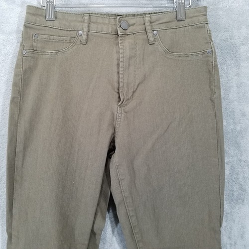 Articles of Society Damenjeans 28 grün Denim konisches Bein Stretch - Bild 2 von 12