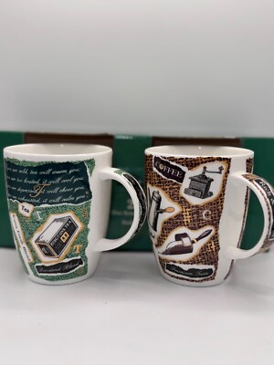Vintage Ringtons Box 2 Fine Bone China Teebecher Tee & Kaffeebecher Set