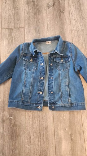 Girls Jean Jacket SO Plus Size 20 - Picture 2 of 4