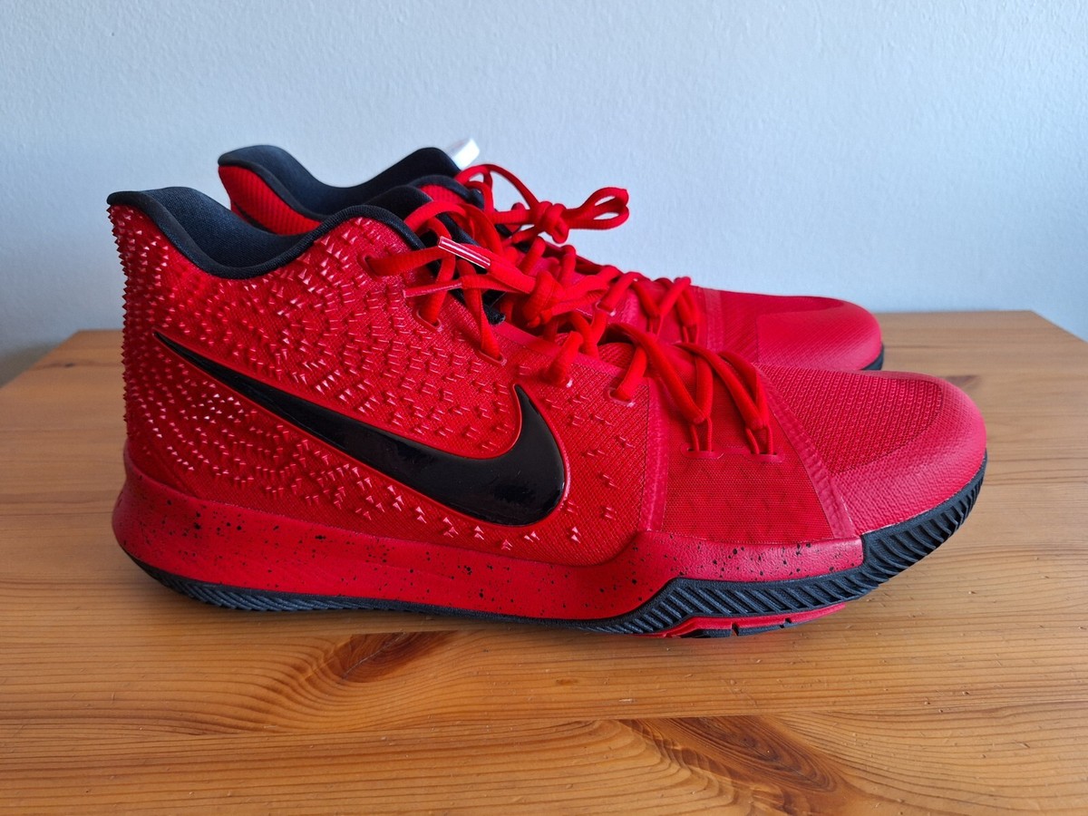 kyrie irving shoes 3 red and black