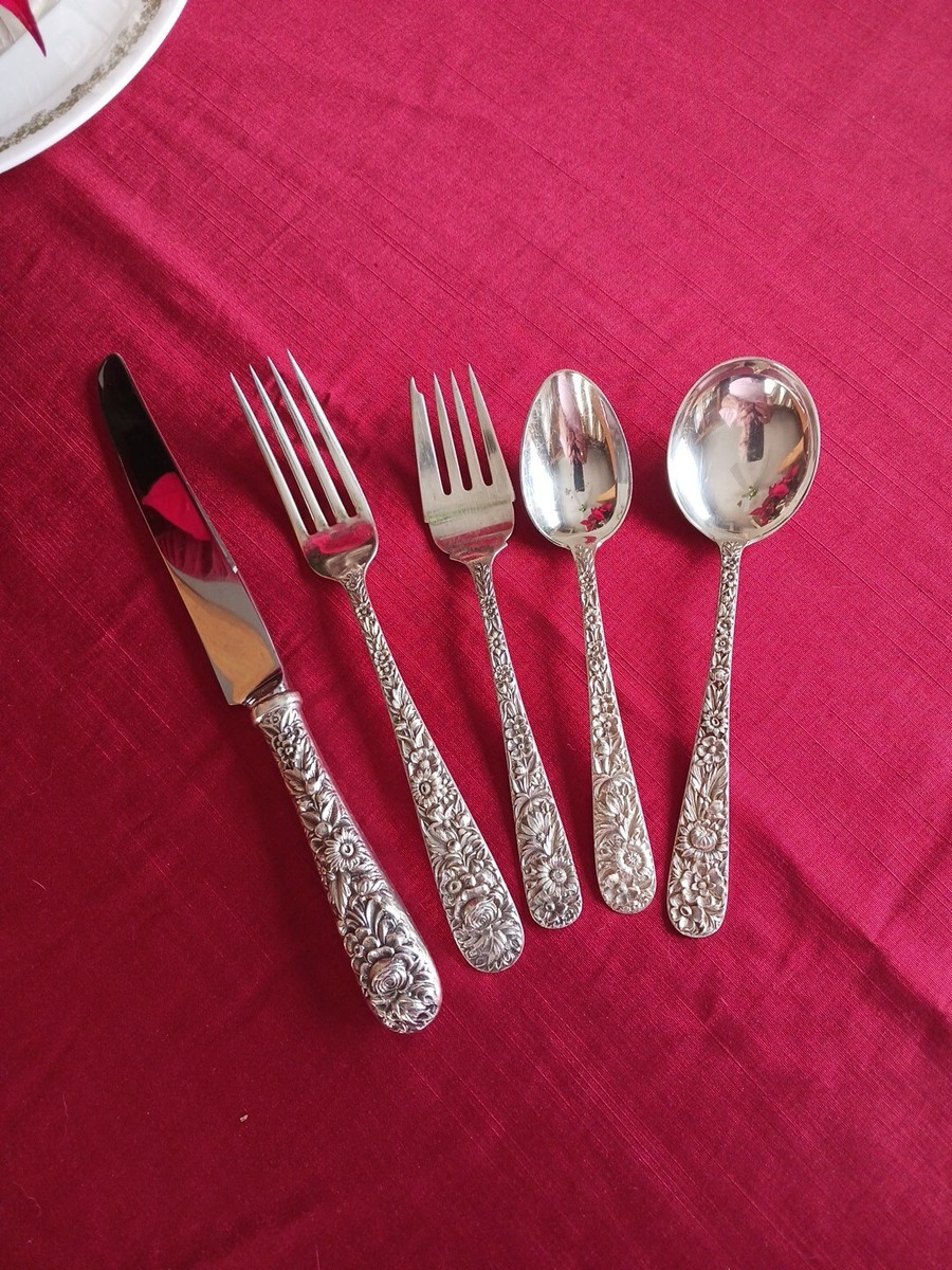 Kirk & Son Sterling Silver 5 Piece Place Setting | eBay
