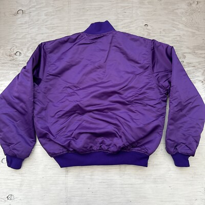 Vintage 80s NBA Starter Utah Jazz Satin Basketball Jacket Sz Vintage 80s NBA Starter Utah Jazz Satin Basketball Jacket Sz
