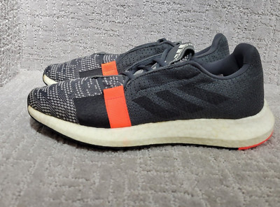 Adidas SenseBoost Go Men's Size US 9 Grey Six Core Black Athletic Sneakers.