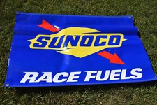 Sunoco Motor Oil Gas Station RACE FUELS Vinyl Advertising Banner Sign