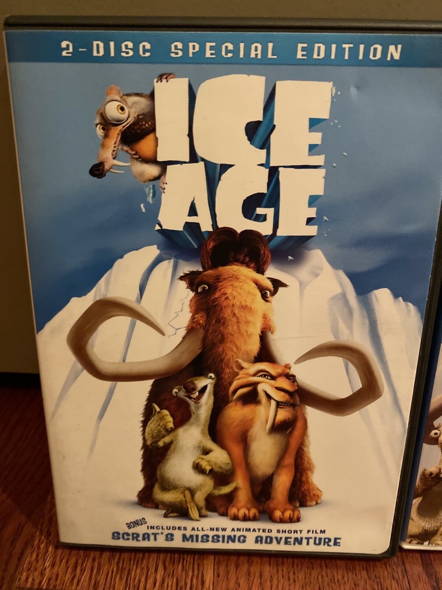 Lot of 2 Ice Age DVD 2-Disc Special Edition and Dawn of the