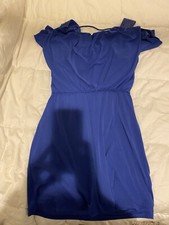 Guess Los Angeles Cobalt Royal Blue Studs Party Dress 4 Small NYE Party Cocktail