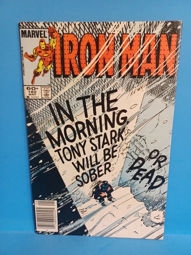 IRON MAN #182 May 1984 Marvel Comic Book MCU Rare 182 Tony Stark