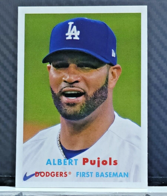 MLB Stat Line #339  Pujols メジャーカード Albert Pujols 2021 Topps Archives 1957 #42 - Dodgers | eBay