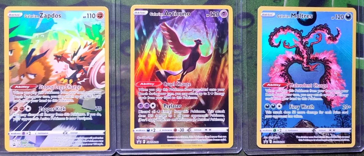 Pokémon TCG: Galarian Articuno, Galarian Zapdos & Galarian Moltres