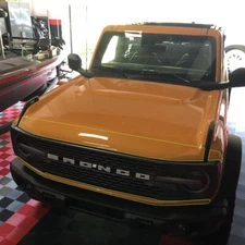Precut Hood Section an Front Bumper Paint Protection PPF for 2021-25 Ford Bronco