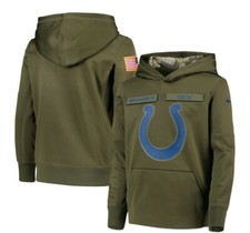 Nike Indianapolis Colts Salute To Service Fleece Hoodie Youth Size Medium 10-12