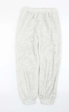 NEXT Girls Grey Animal Polyester Blend Capri Pyjama Pants Size 9 Years Leopard