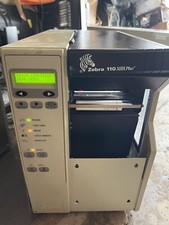 Zebra 110XiIII Plus RFID Ready Direct Thermal Barcode Label Printer UNTESTED