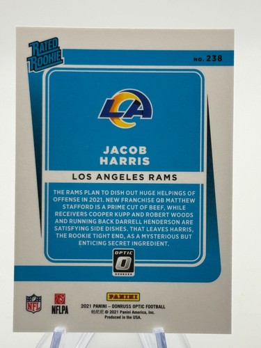 2021 Donruss Optic Football RATED ROOKIE BASE You Pick the Card - Picture 39 of 53