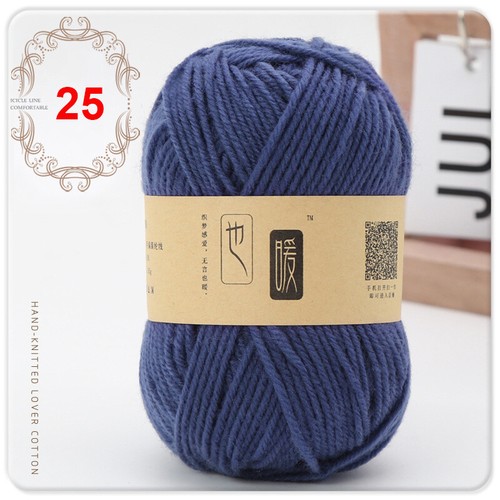 1Ball Soft Blended Yarn Hand Knitting 4ply Yarn For Scarf Sweater Hat Doll - Picture 45 of 77