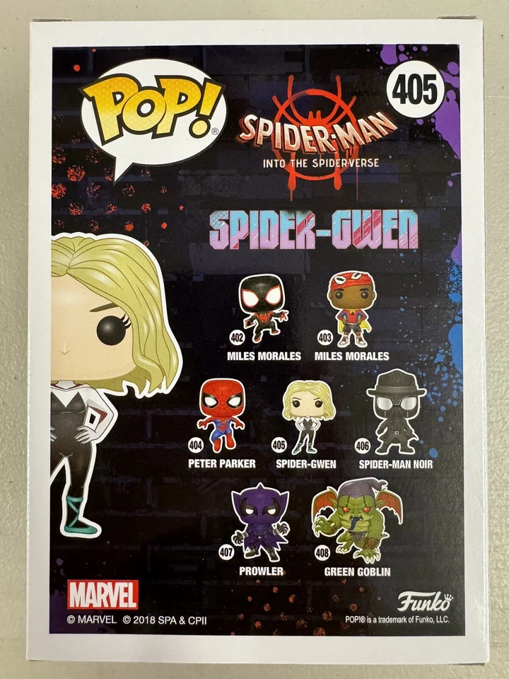 Spider-Gwen 405 ~ Marvel: Spider-Man ~ Vinilo Funko Pop ~ CASI COMO NUEVO + PROTECTOR Foto 3 de 4