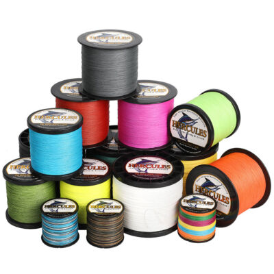 HERCULES 100lbs Test 300/500/1000M 4 8 Strands PE Extreme Braided Fishing Line