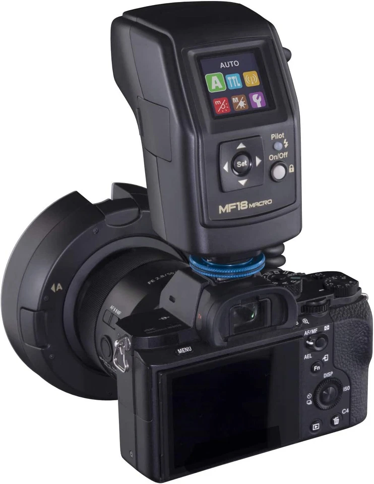 Nissin MF18 HSS TTL Macro Ring Flash Light 1/8000s Speedlite for Canon Camera - Image 3 of 4