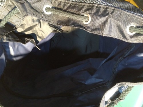 Gear Sports Blue Canvas Zippered Backpack #C5492 - FOX TV NFL Sunday luggage Tag - Picture 7 of 12