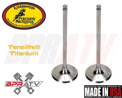 YFZ450 YFZ 450R Kibblewhite Tensilite TITANIUM Intake & Exhaust Valves RED Seals - Picture 18 of 24