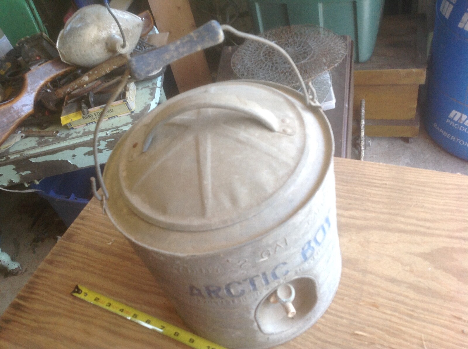 vintage arctic boy water cooler