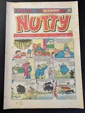 Nutty Comic No 195, November 5th 1983, Bananaman.