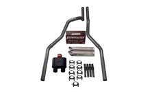 87-97 Ford F-150 2.5 Dual Exhaust Flowmaster Super 10 Slash Tips 87-97 Ford F-150 2.5 Dual Exhaust Flowmaster Super 10 Slash Tips
