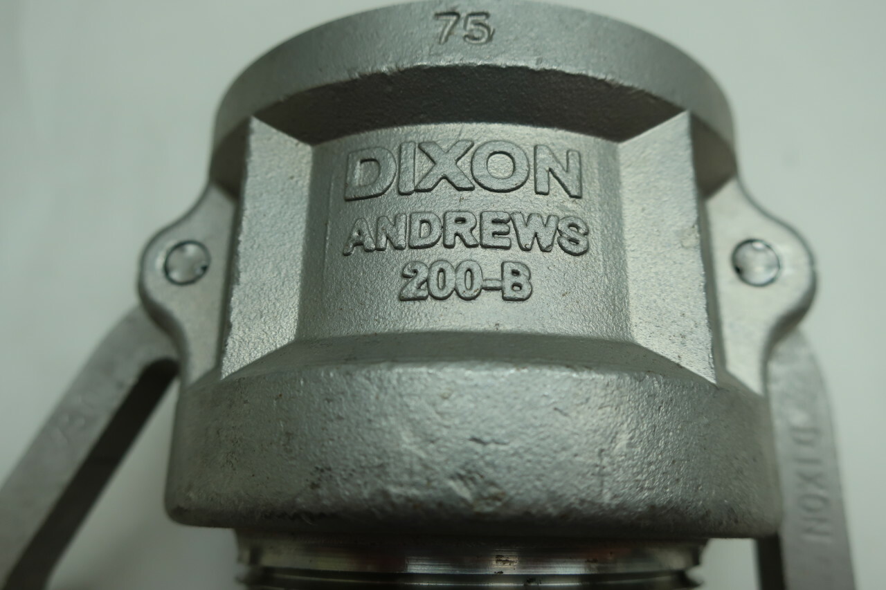 Dixon 200B Andrews Stainless Cam & Groove Coupling 2in eBay