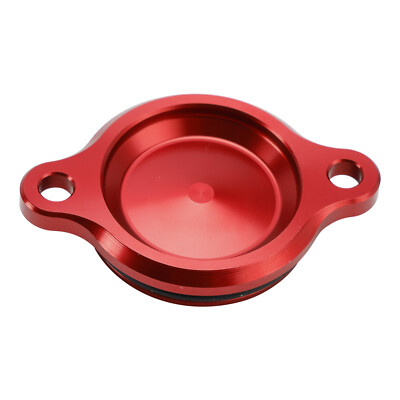 CNC Ölfilterdeckel -rot für Honda ST 125 Dax MSX 125 Grom Z 125 Monkey C 125