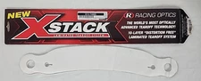 Racing Optics X Stack Laminated Visor Tearoff System, NWT open, 10202C, 10 pack