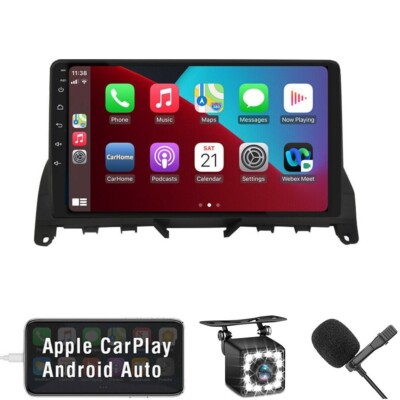 64G Android For Mercedes Benz C-Class W204 S204 Stereo Radio GPS Nav Head Unit