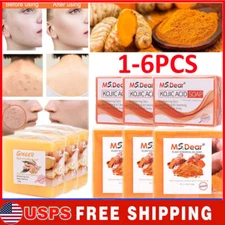Skin Lightening Kojic Acid Soap Removal Dark Spot Whitening Turmeric Soap Bars