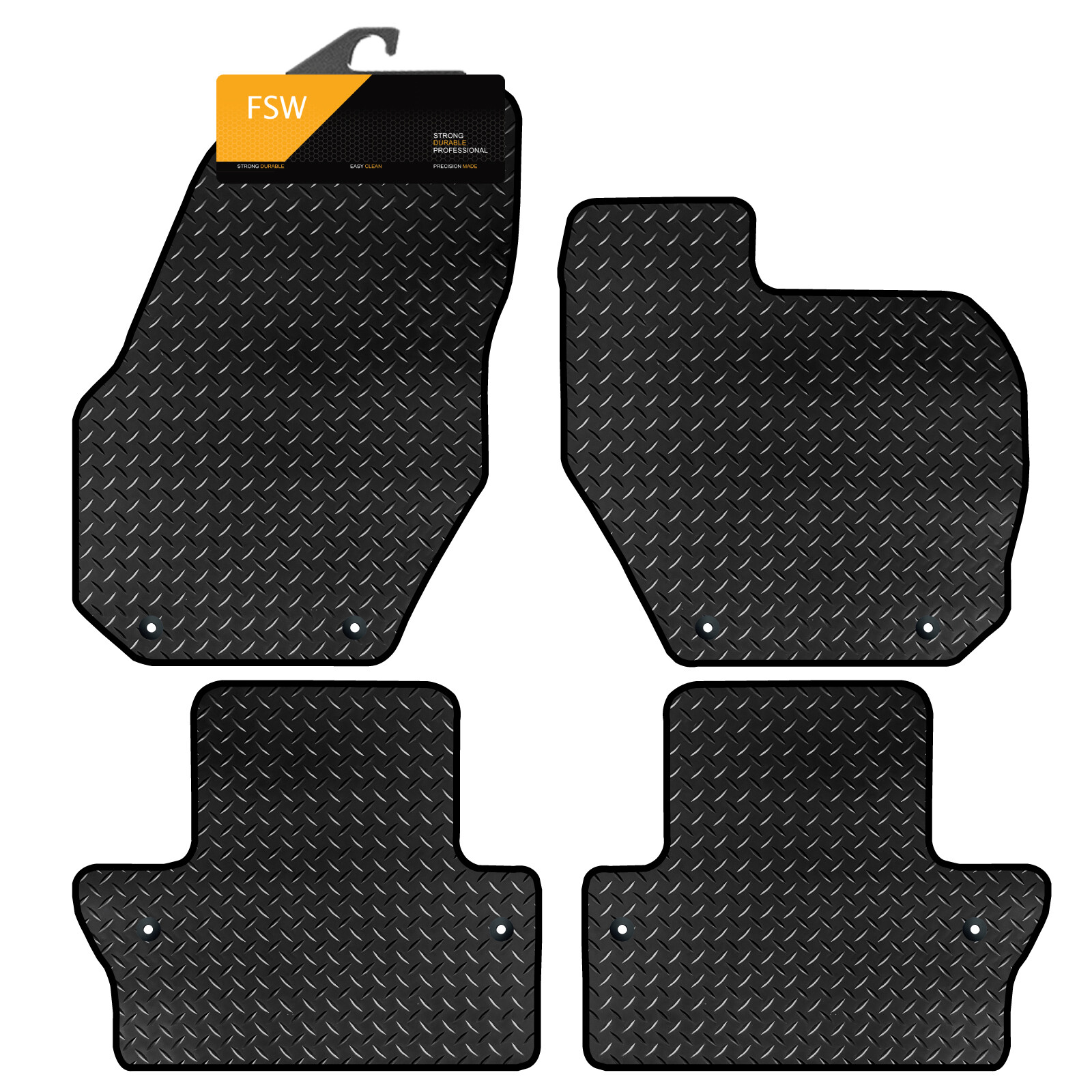 Fits Volvo V60 20112018 Manual Tailored 3MM Rubber Heavy Duty Car