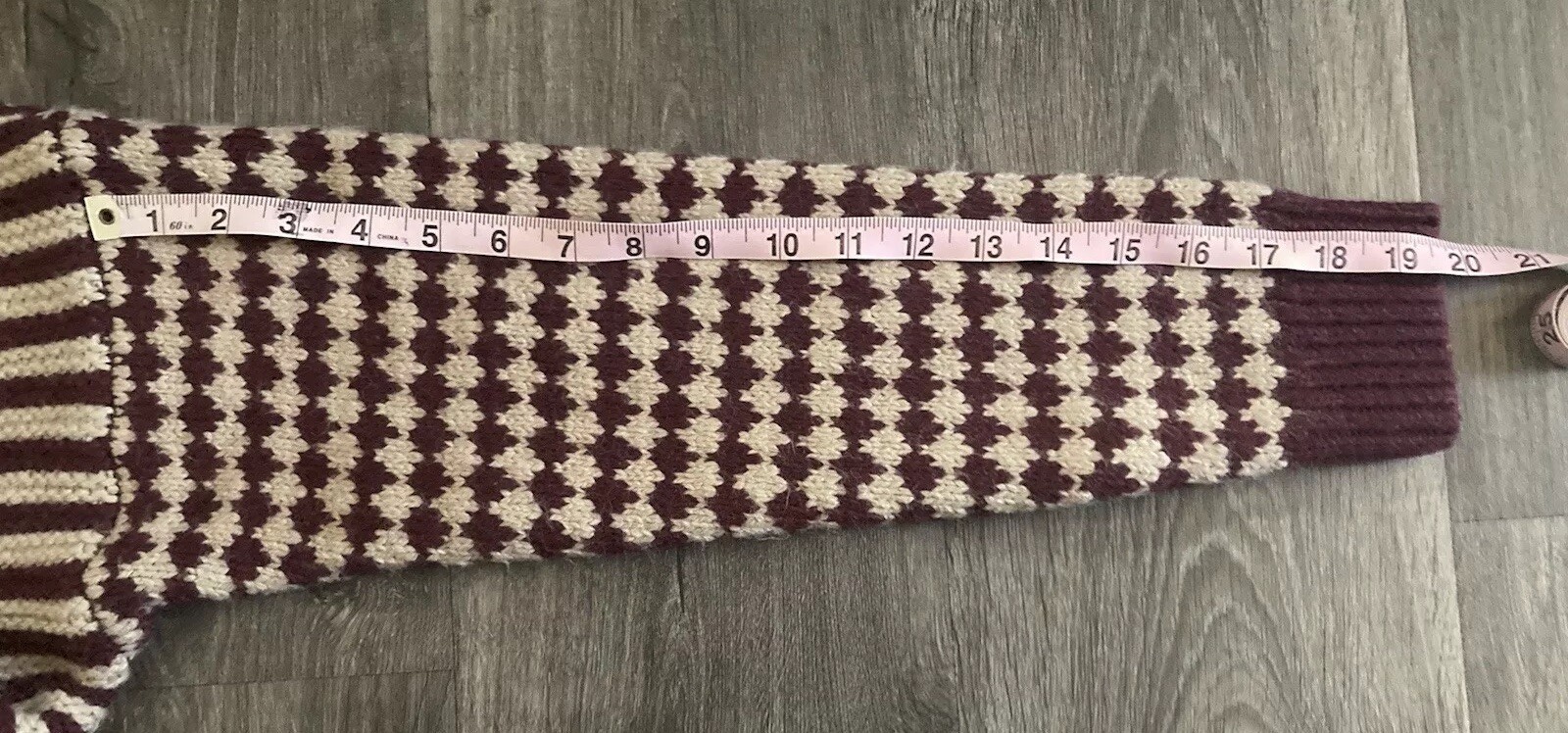 Forever 21 Multi-Pattern Women’s Red Cardigan L - image 9