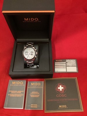 Mido Multifort Black Dial Stainless Steel Men's Watch M0256271106100