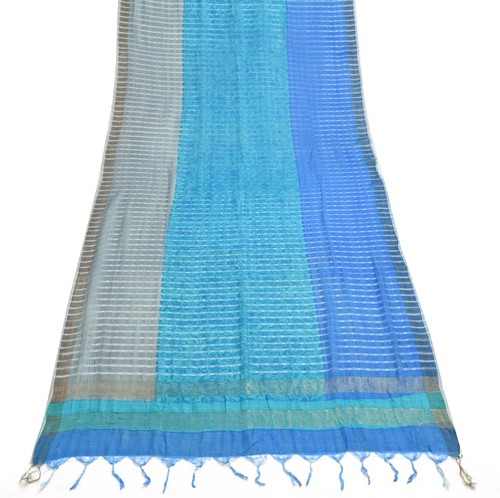 Sushila Vintage Multi Color 100% Pure Cotton Dupatta Printed & Woven Long Stole - Picture 2 of 10