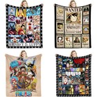Naruto One Piece Flannel Nap Blanket Sofa Sheet Blanket Air Conditioning Blanket