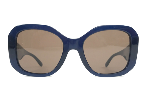 Tory Burch Sunglasses TY7183U 1656/73 Navy Blue Butterfly Frames w/ Brown Lenses - Picture 2 of 13