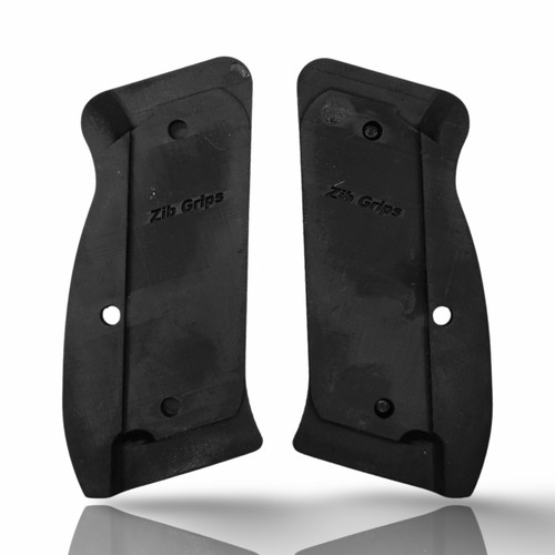 Empuñaduras Zib serie polímero empuñaduras de pistola para CZ COMPACT, logotipo de medallón de metal - Imagen 5 de 5