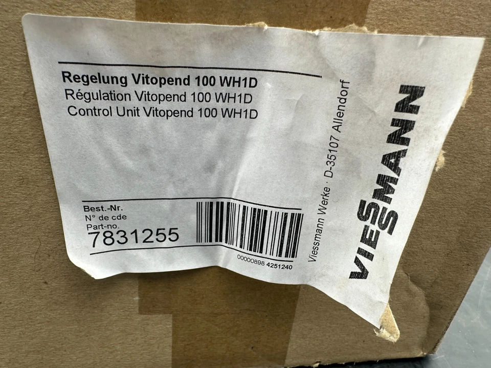 VIESSMANN 7831255 REGULATION VITOPEND 100 WH1D - Bild 2 von 4